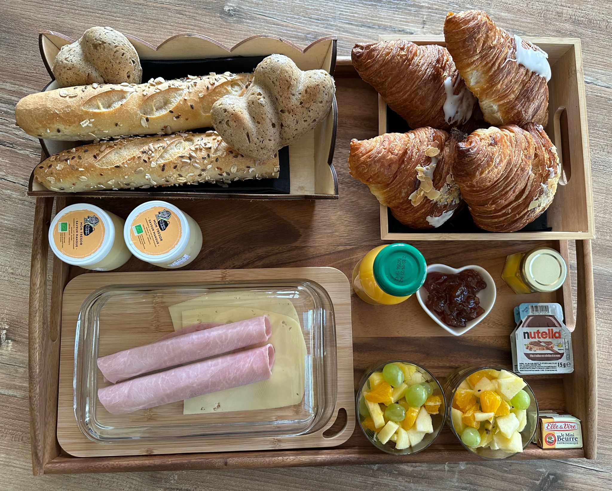 Petit déjeuner gourmand Au Jardin Secret